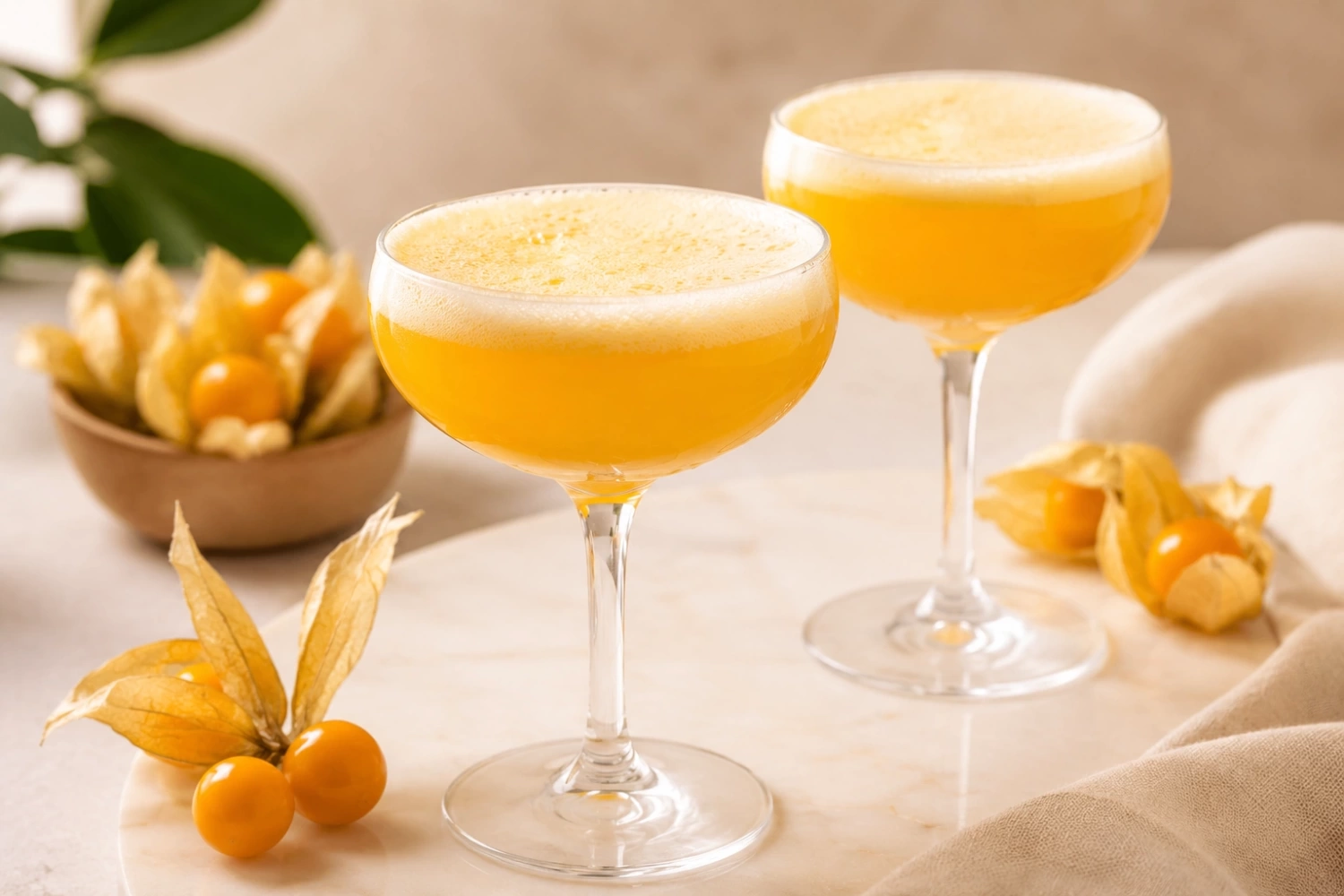 Pisco Sour de Aguaymanto