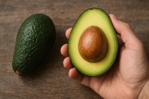 palta madura y lista para consumir cortar y disfrutar