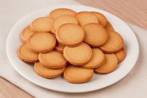 plato con galletitas chaplin