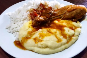 plato de pollo a la olla