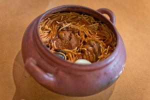 olla de sopa seca