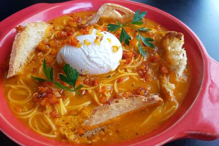 imagen plato con sopa a la minuta peruana